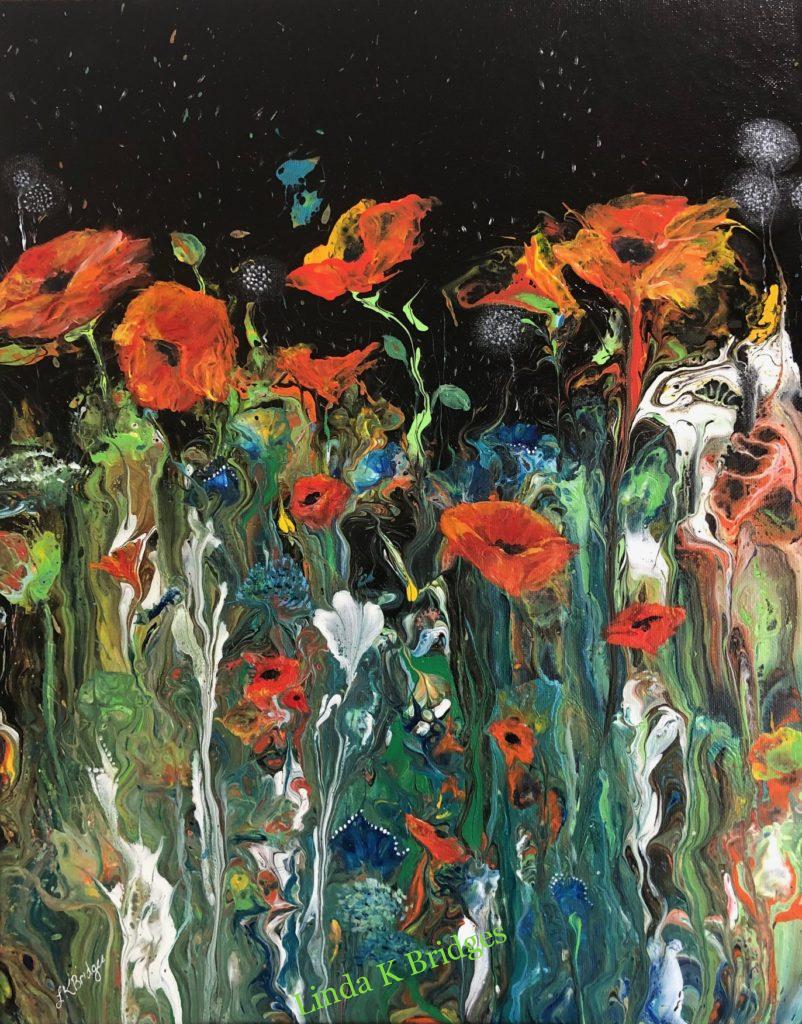 Wild Poppies in Moon-glow