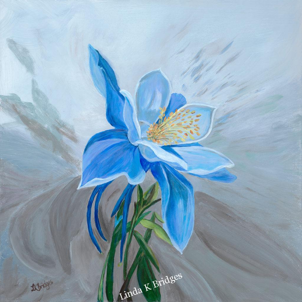 Columbine in Blues