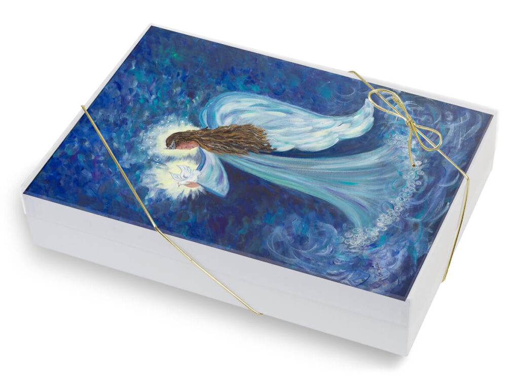 Angel of Peace-Set of five fine-art print cards